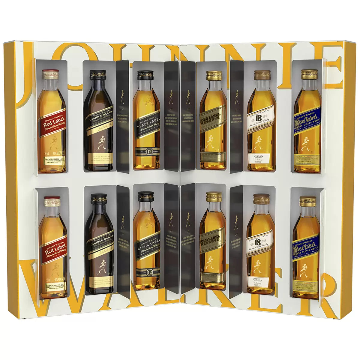 Johnnie Walker Blended Scotch Whisky 12 Days of Discovery 12 x 50mL
