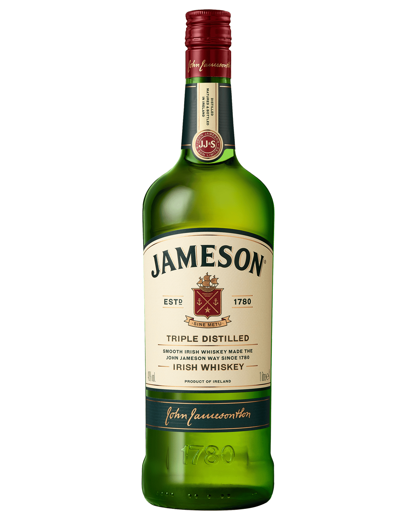 Jameson Blended Irish Whiskey 700ml/1L