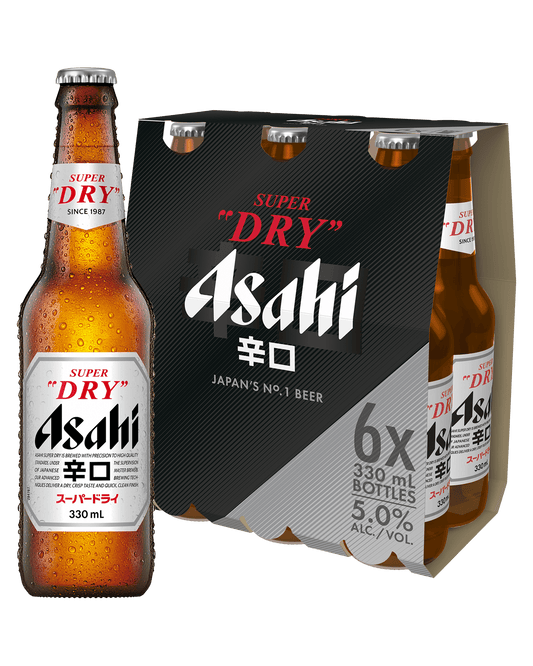 Asahi Super Dry Bottles 330mL