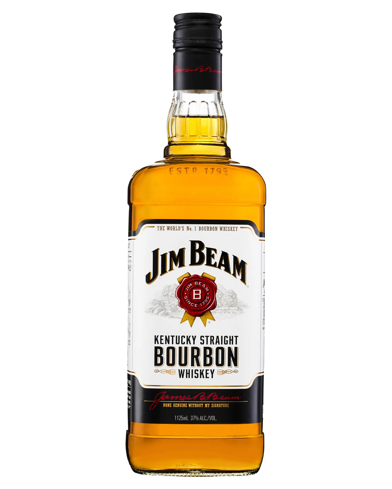 Jim Beam White Label Kentucky Straight Bourbon Whiskey 700mL / 1L / 1.125L