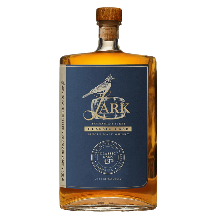 Lark Classic Cask Tasmanian Single Malt Whisky 500ml