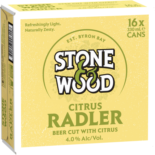 Stone & Wood Citrus Radler Can
