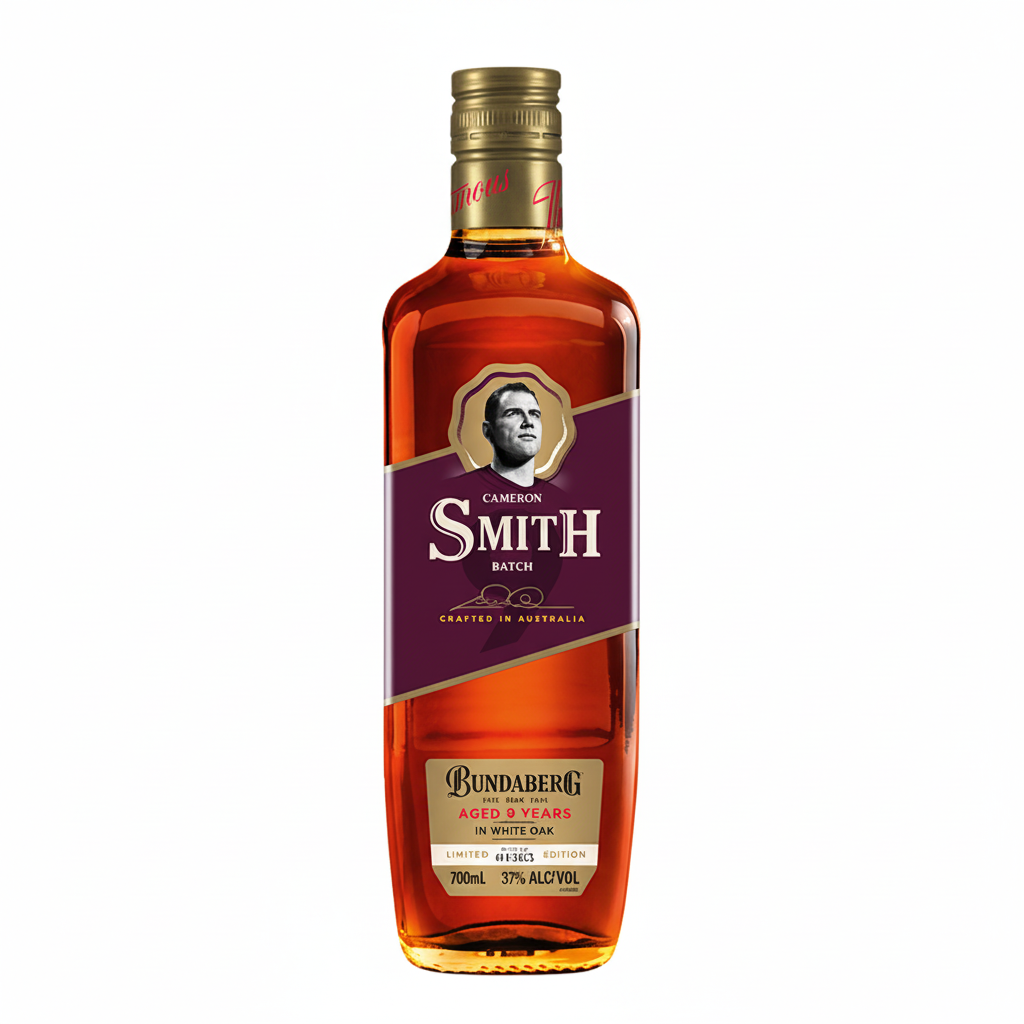 Bundaberg Cameron Smith Batch Rum 700mL on white background