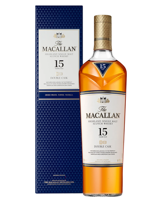 The Macallan Double Cask 15 Years Old Single Malt Scotch Whisky 700mL