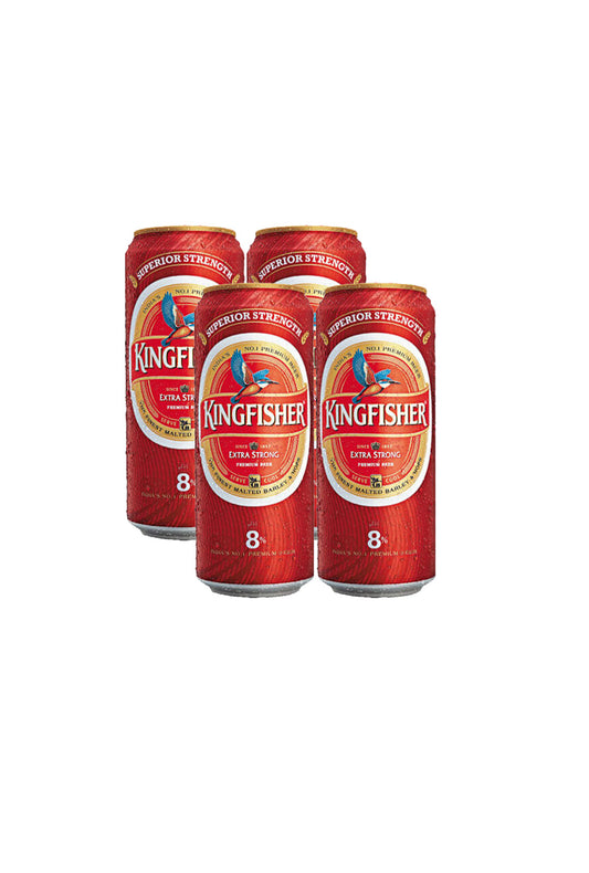 Kingfisher Premium Strong 8% Indian Beer 500ml