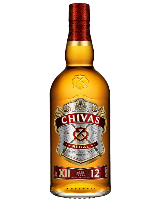 Chivas Regal 12 Year Old Blended Scotch Whisky 700mL/1L