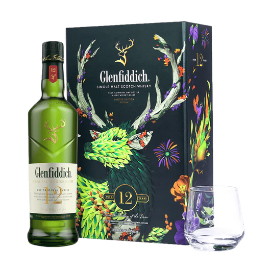 Glenfiddich 12 Year Old Single Malt Scotch Limited Edition Gift Pack 700ml