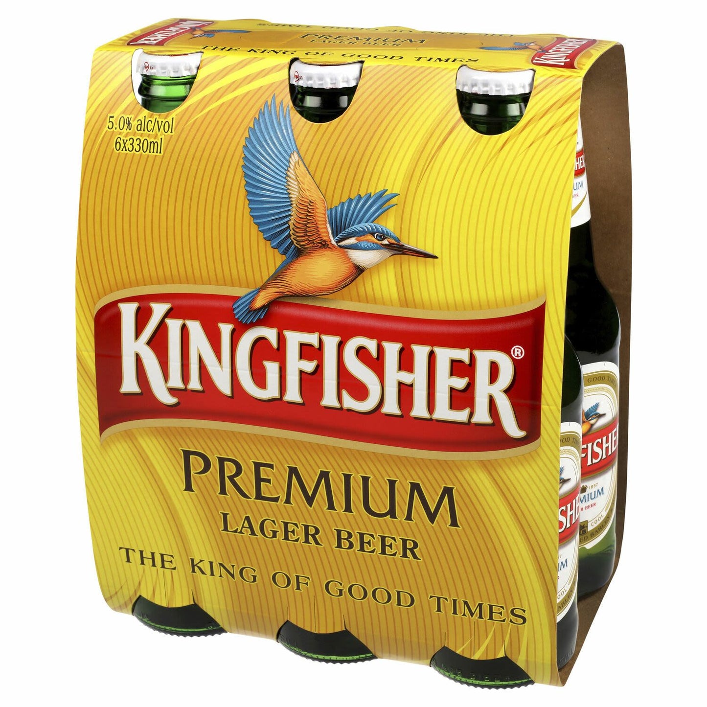 Kingfisher Premium Indian Lager Beer 330ml