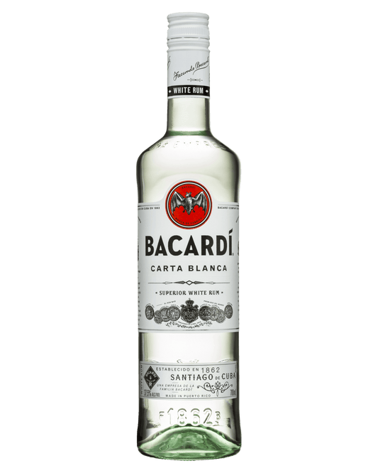 Bacardi Carta Blanca Rum 700mL/1L
