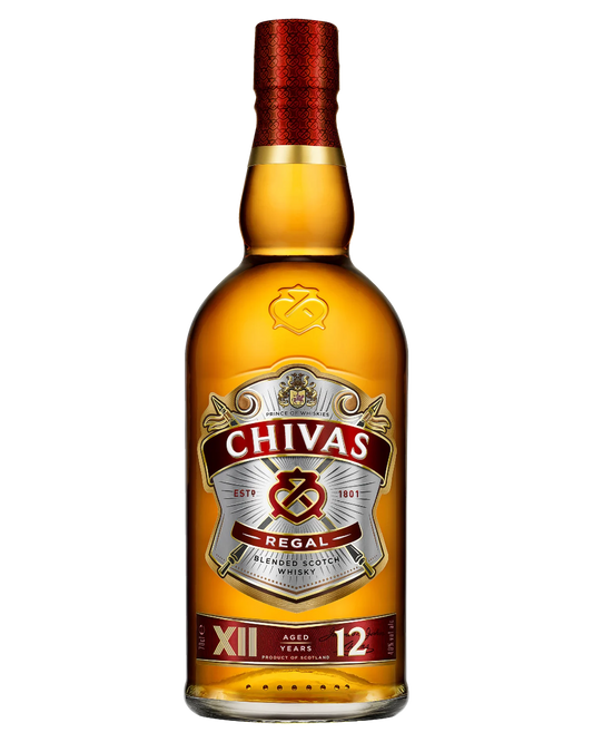 Chivas Regal 12 Year Old Blended Scotch Whisky 700mL/1L