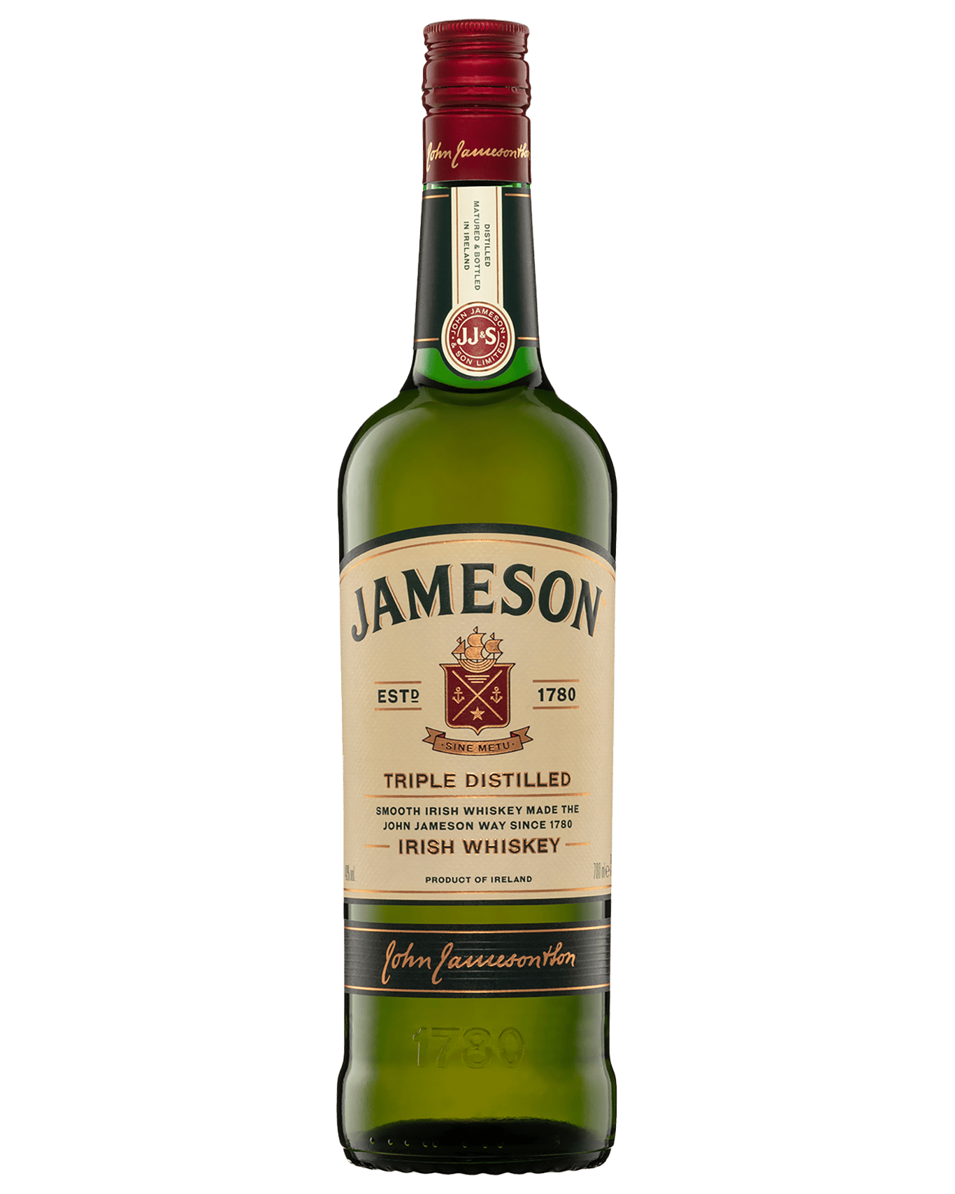 Jameson Blended Irish Whiskey 700ml/1L