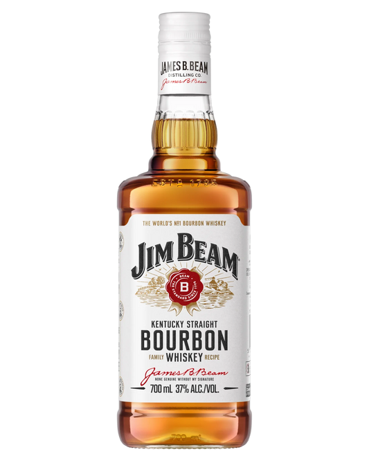 Jim Beam White Label Kentucky Straight Bourbon Whiskey 700mL / 1L / 1.125L