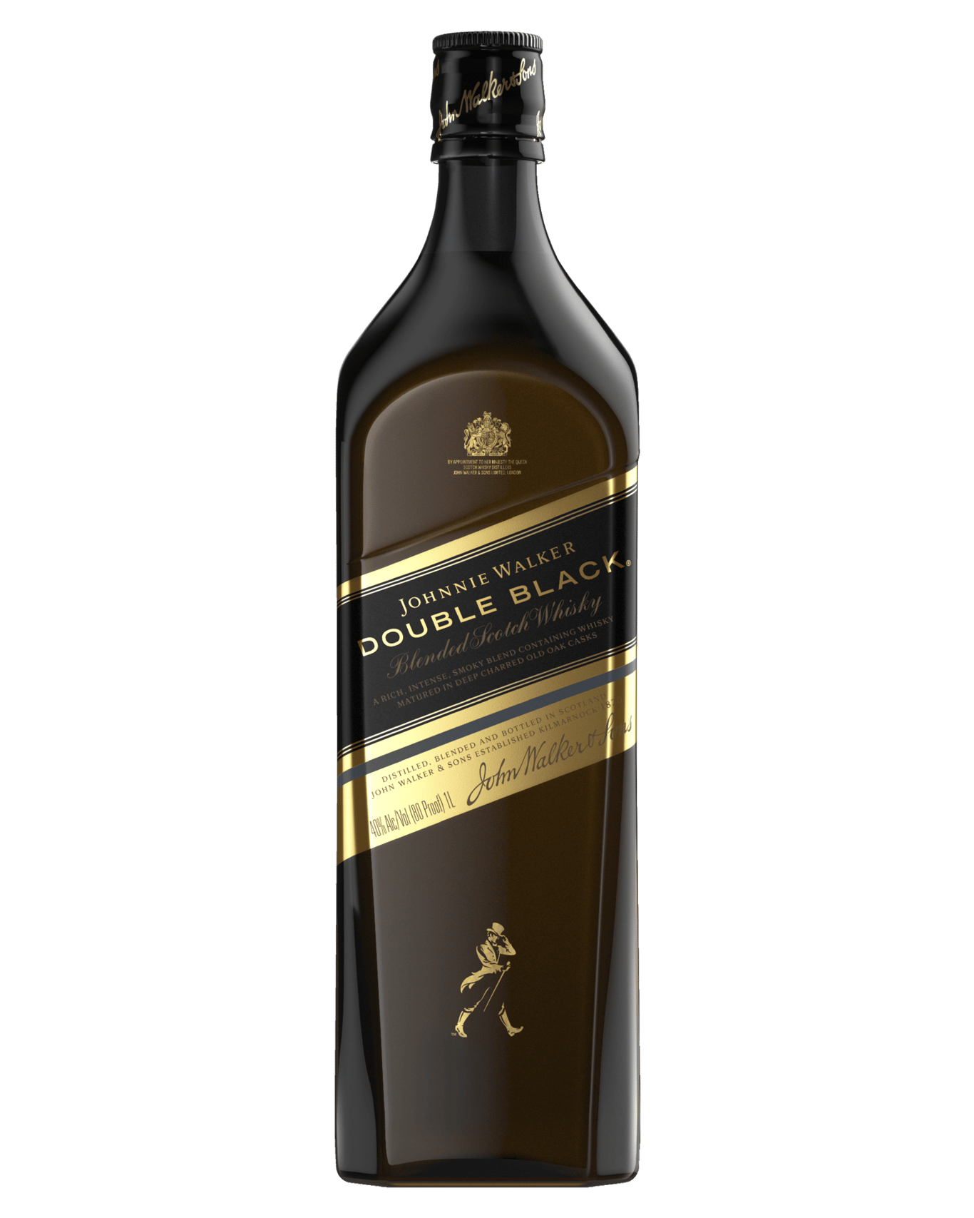 Johnnie Walker Double Black Blended Scotch Whisky 700mL/1L