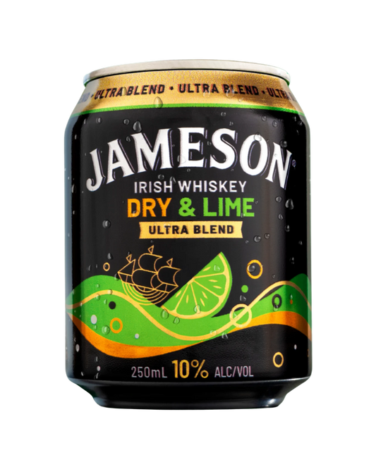 Jameson Dry & Lime Ultra Blend Can 250mL