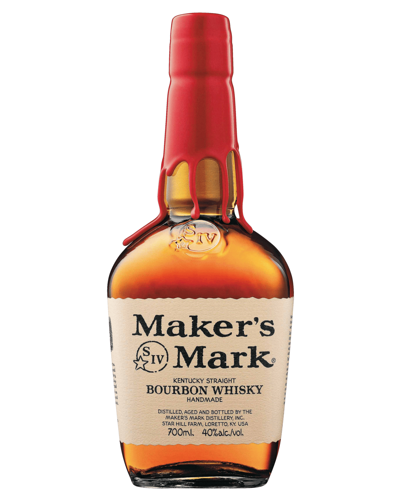 Maker's Mark Kentucky Straight Bourbon Whisky 700mL/1L