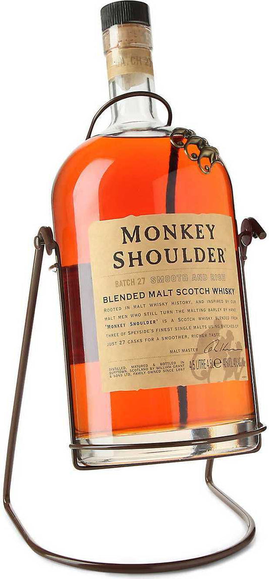 Monkey Shoulder Scotch Whisky On A Cradle 4.5L