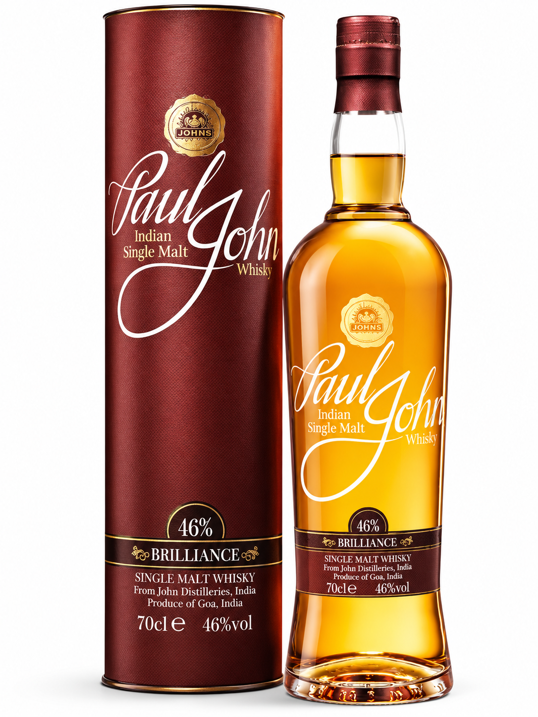 Paul John Brilliance Indian Single Malt Whisky 700ml