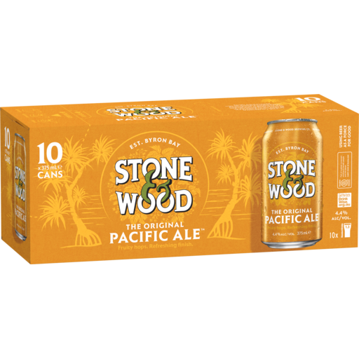 Stone & Wood Pacific Ale Can 375mL 10 Pack