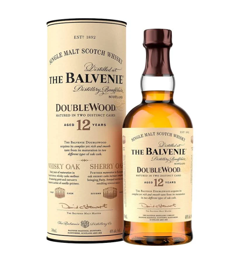 The Balvenie 12 Year Old Doublewood Single Malt Scotch Whisky 700mL
