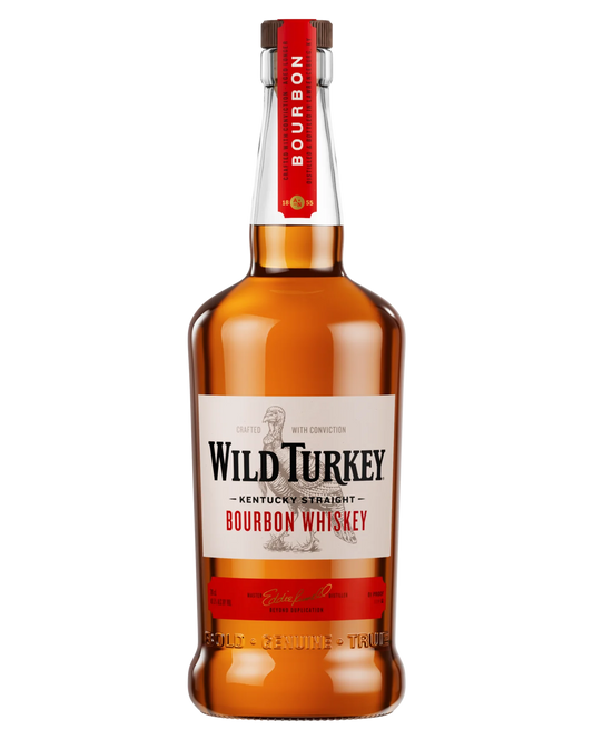 Wild Turkey Kentucky Straight Bourbon Whiskey 81 Proof 700mL/1L