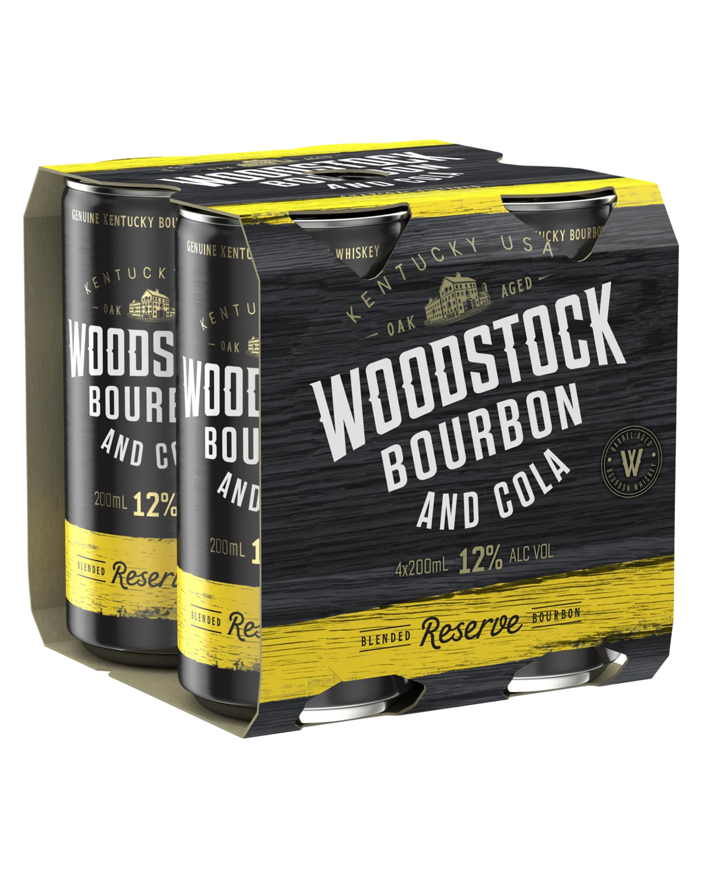 Woodstock Bourbon & Cola 12% Cans 200mL