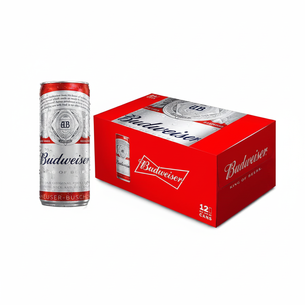 Budweiser Can 500ml 12pk