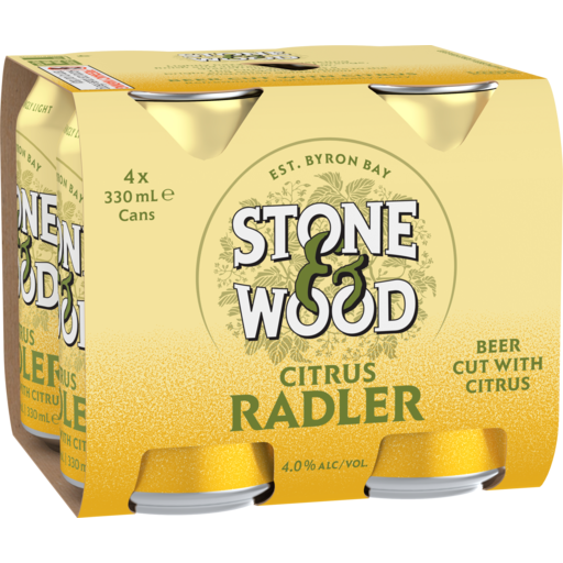 Stone & Wood Citrus Radler Can