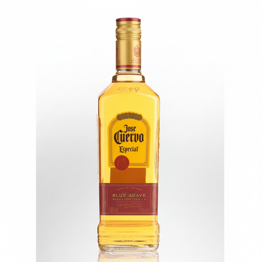 Jose Cuervo Especial Reposado Tequila 700mL bottle on white background