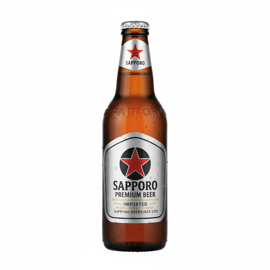 Sapporo Premium Beer 330mL bottle