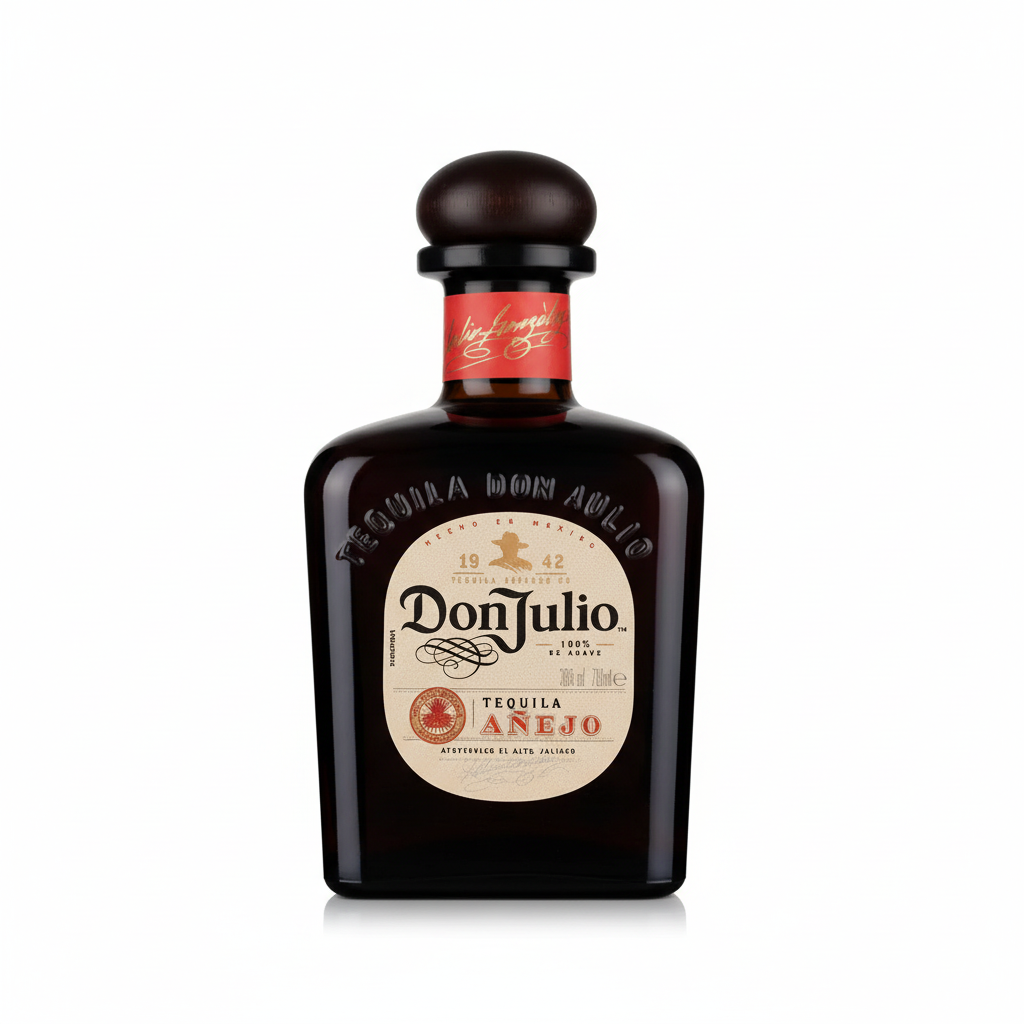 Don Julio Añejo Tequila 700mL bottle on white background