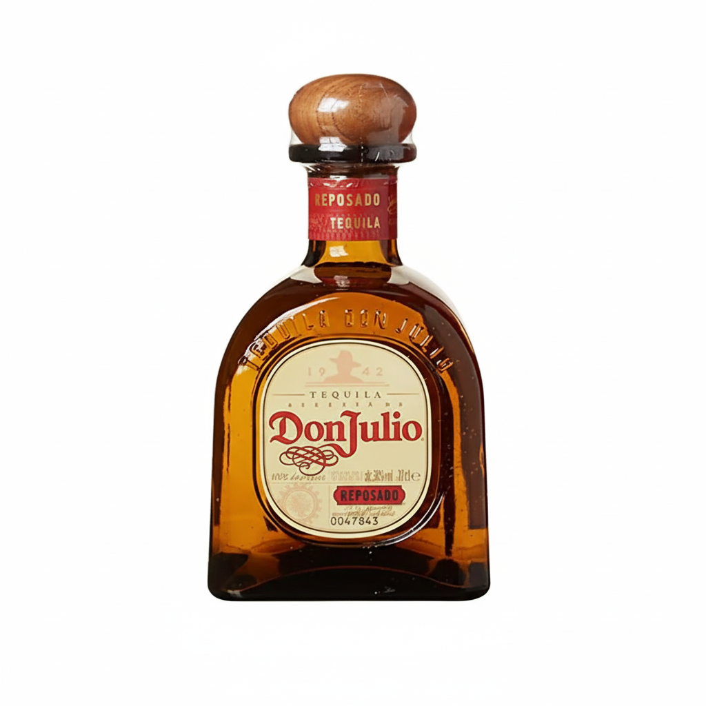 Don Julio Reposado Tequila 700mL bottle on white background