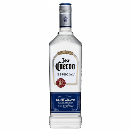 Jose Cuervo Especial Silver Blanco Tequila 700mL bottle on white background