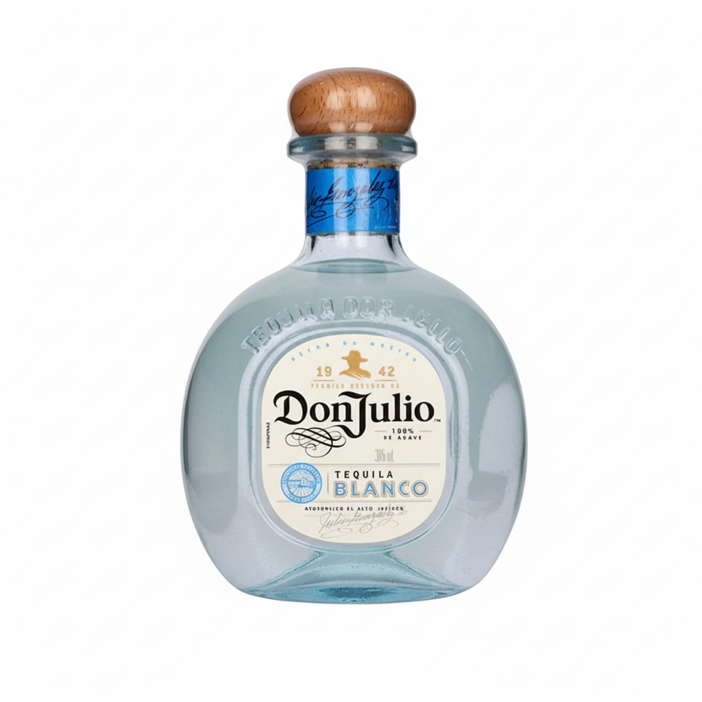 Don Julio Blanco Tequila 700mL bottle on white background