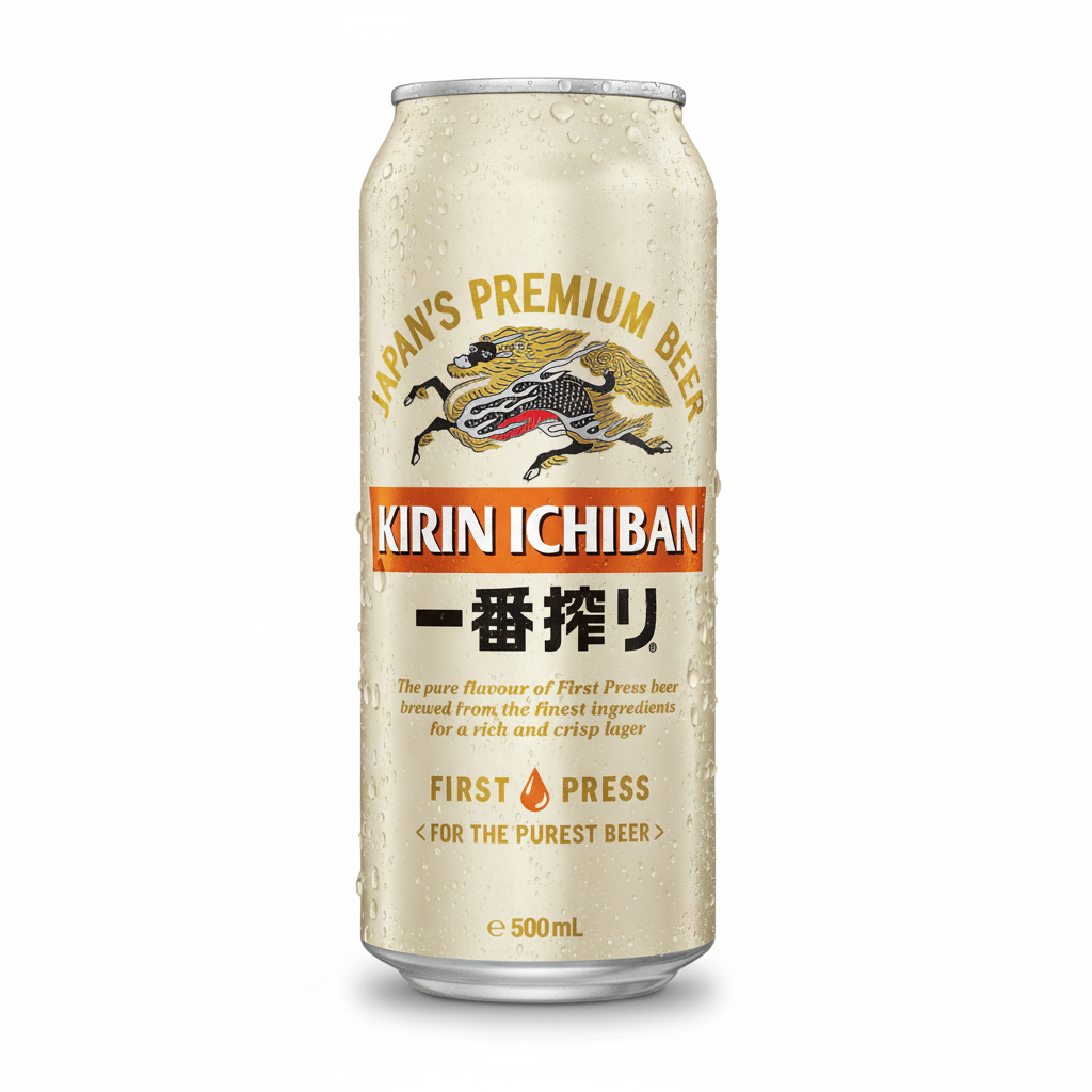 Kirin Ichiban First Press Lager 500ml can