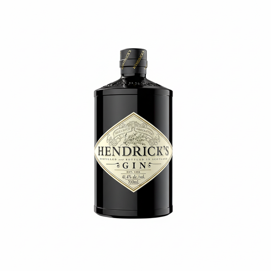 Hendrick's Gin 700mL bottle on white background