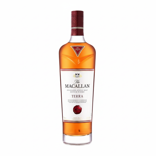 The Macallan Terra 700mL Highland Single Malt Scotch Whisky on white background