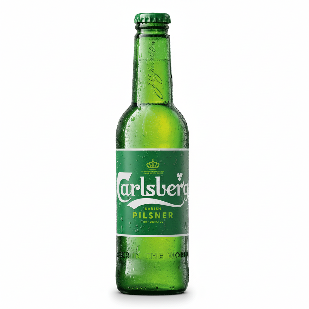 Carlsberg Danish Pilsner 330ml green bottle